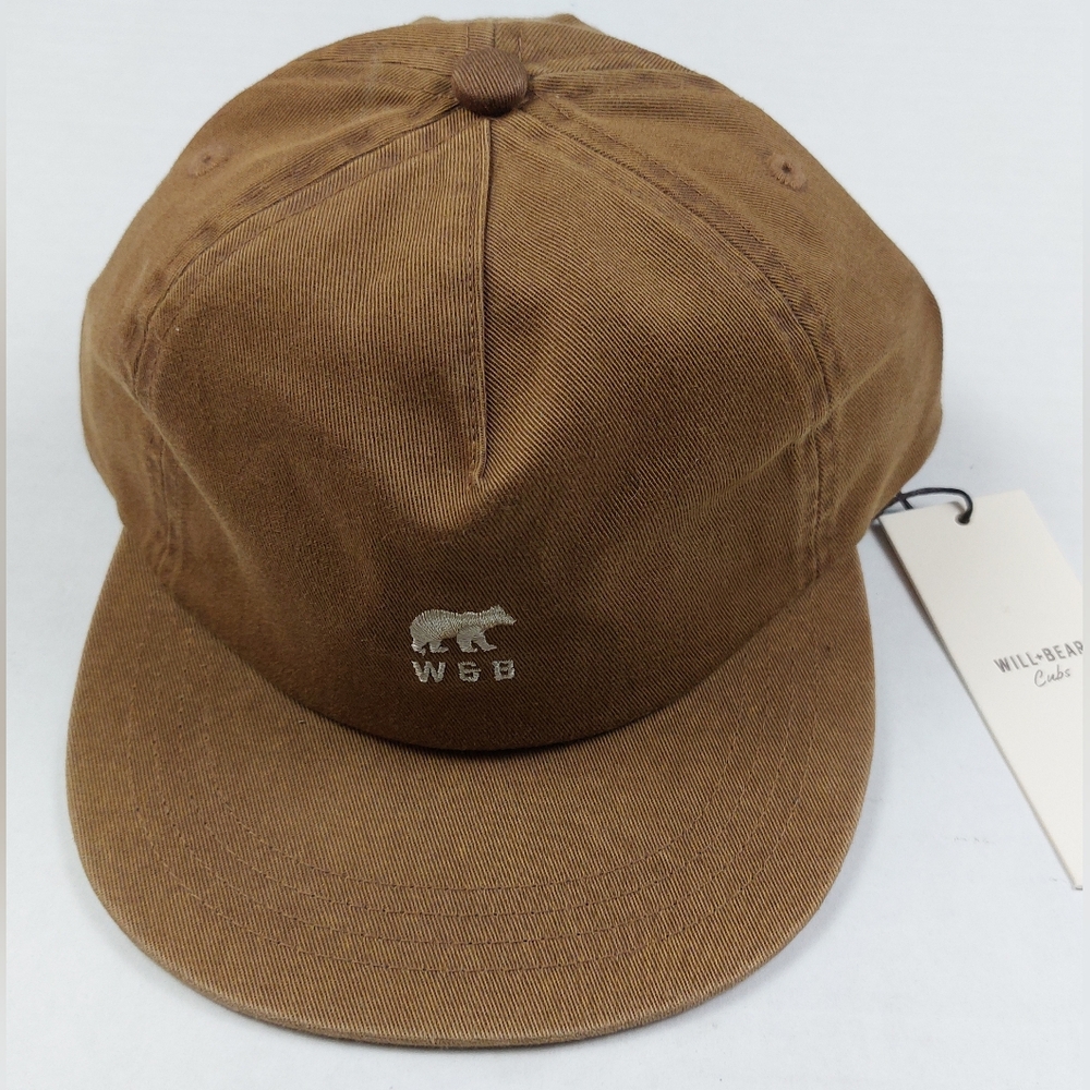Will + Bear Cubs Hat Kids One Size Brown Little Ranger Cotton Cap NWT
